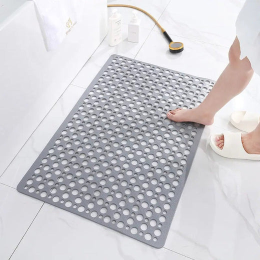 Antibacterial Shower Mat, Non-Slip Bath Mat for Wet Floors, Easy to Clean in 6 Colors & 4 Sizes
