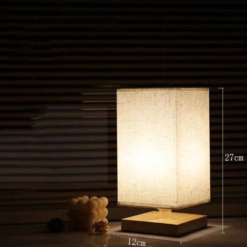 FABWOOD Wood and Fabric Lamp