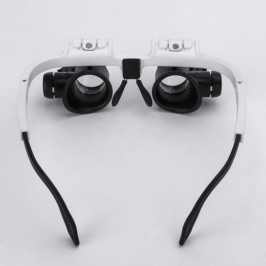Magnifying Glasses with Light, Headband Magnifier with 8x, 15x & 23x Lenses for Repair, Jewelry & Crafts