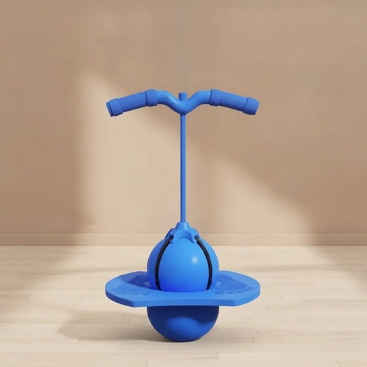 Hopper Ball for Kids & Adults, Balance Jumping Ball with Non-Slip Platform & Adjustable Handle
