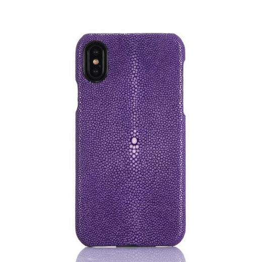 Leather iPhone Case, Pearl Fish Skin Leather Phone Case