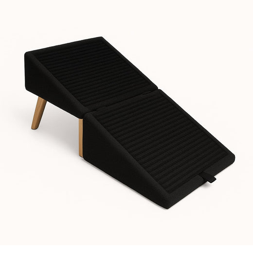 Dog Ramp for Bed and Sofa, Pet Ramp & Stool with Non-Slip Surface for Small & Senior Dogs
