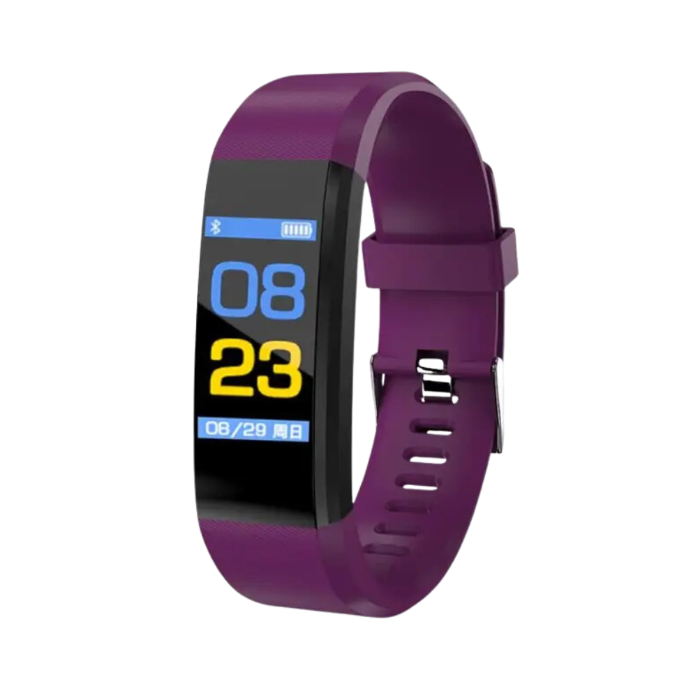 Fitness Tracker Band with Display, Step Counter, Heart Rate & Sleep