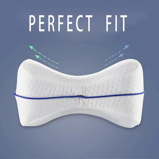 Leg Pillow Cover, 2 Pack White Zippered Washable Pillowcases for Leg Contour Pillows
