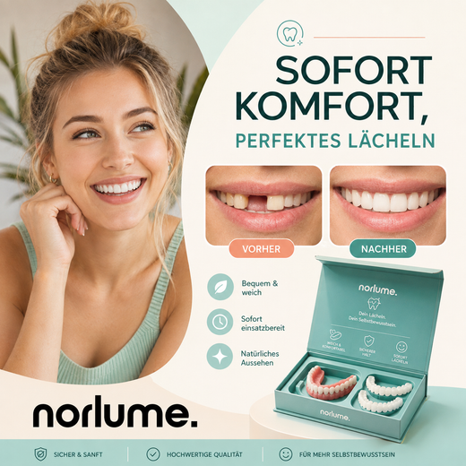 Silicone Dentures You Can Eat With, Soft Flexible Upper & Lower Denture Set