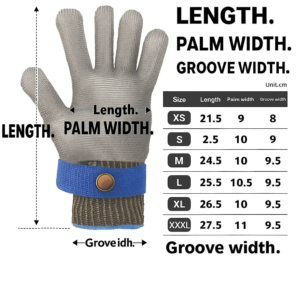 STEELSAFE PRO Stainless Steel Safety Gloves
