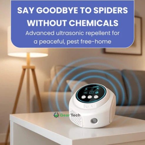 Ultrasonic Pest Repeller, Plug-In Spider Repellent for Home with No Chemicals, Covers Up to 3,200 sq ft