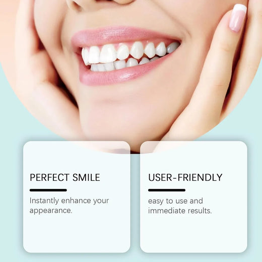 Water Resistant Silicone Dentures, Soft Cosmetic Denture Kit for Natural-Looking All-Day Wear