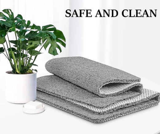 Non-Slip Shower Mat, Soft Quick-Drain Bath Mat with Cut-to-Fit Design, Machine Washable