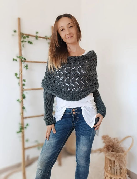 Scarf for Women, Soft Layered Long Winter Scarf for Office, Travel & Everyday Wear