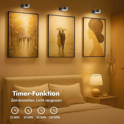 Magnetic Picture Light, Cordless, Dimmable, RGB