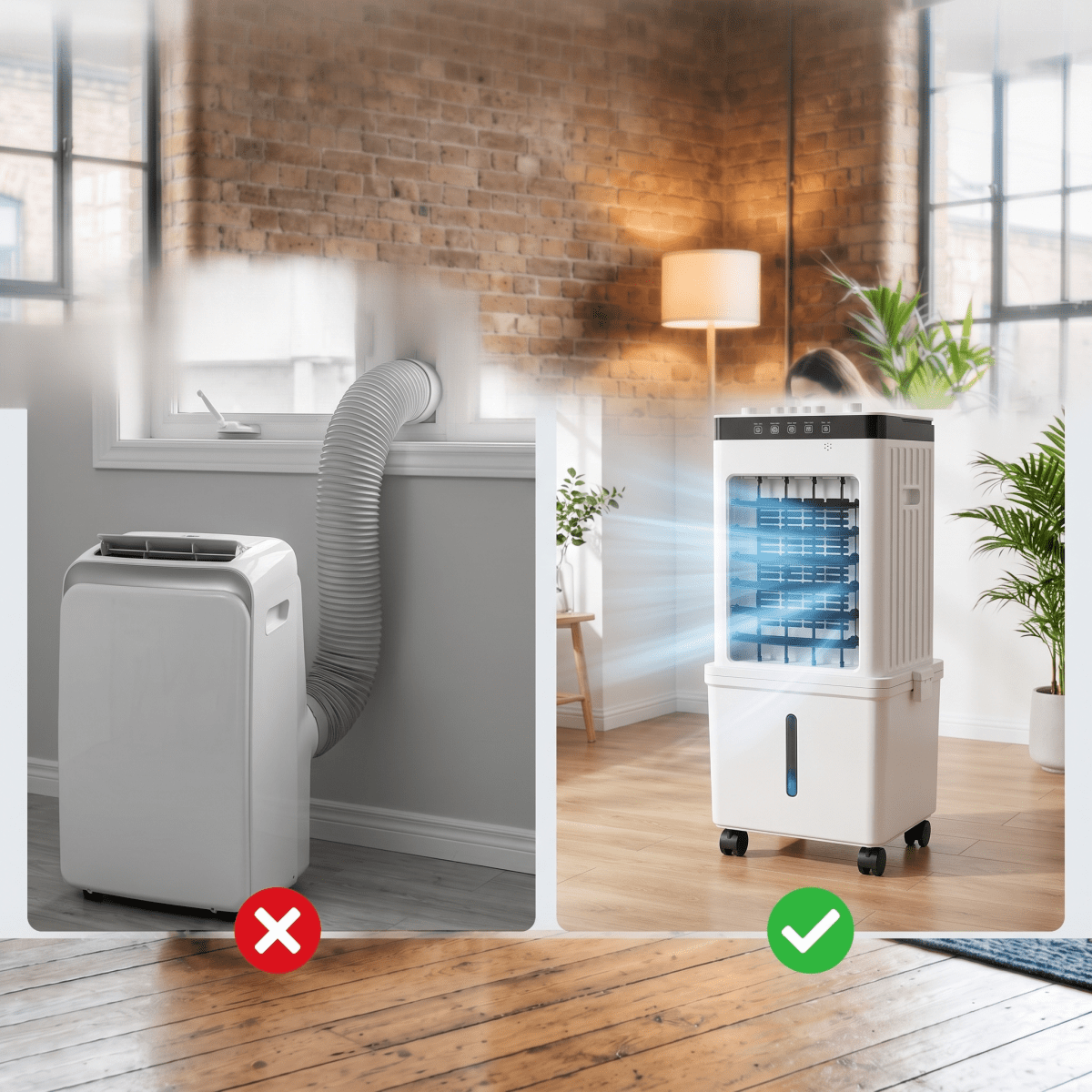 COOLNOVA Mobile Air Cooler Portable Quiet