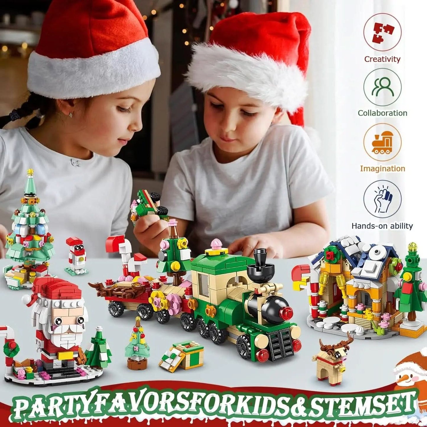 JoyBuilders Workshop Creative Christmas Building Set