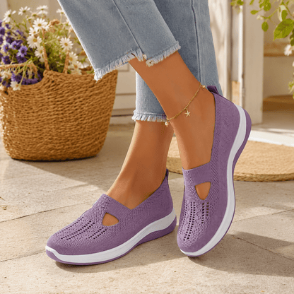 Orthopedic Slip On Shoes for Women, All Day Comfort Walking Shoes & Slippers for Women with Arch Support