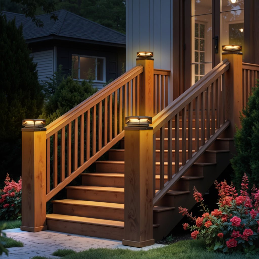 SHINEFLOW Decorative Solar Post Light