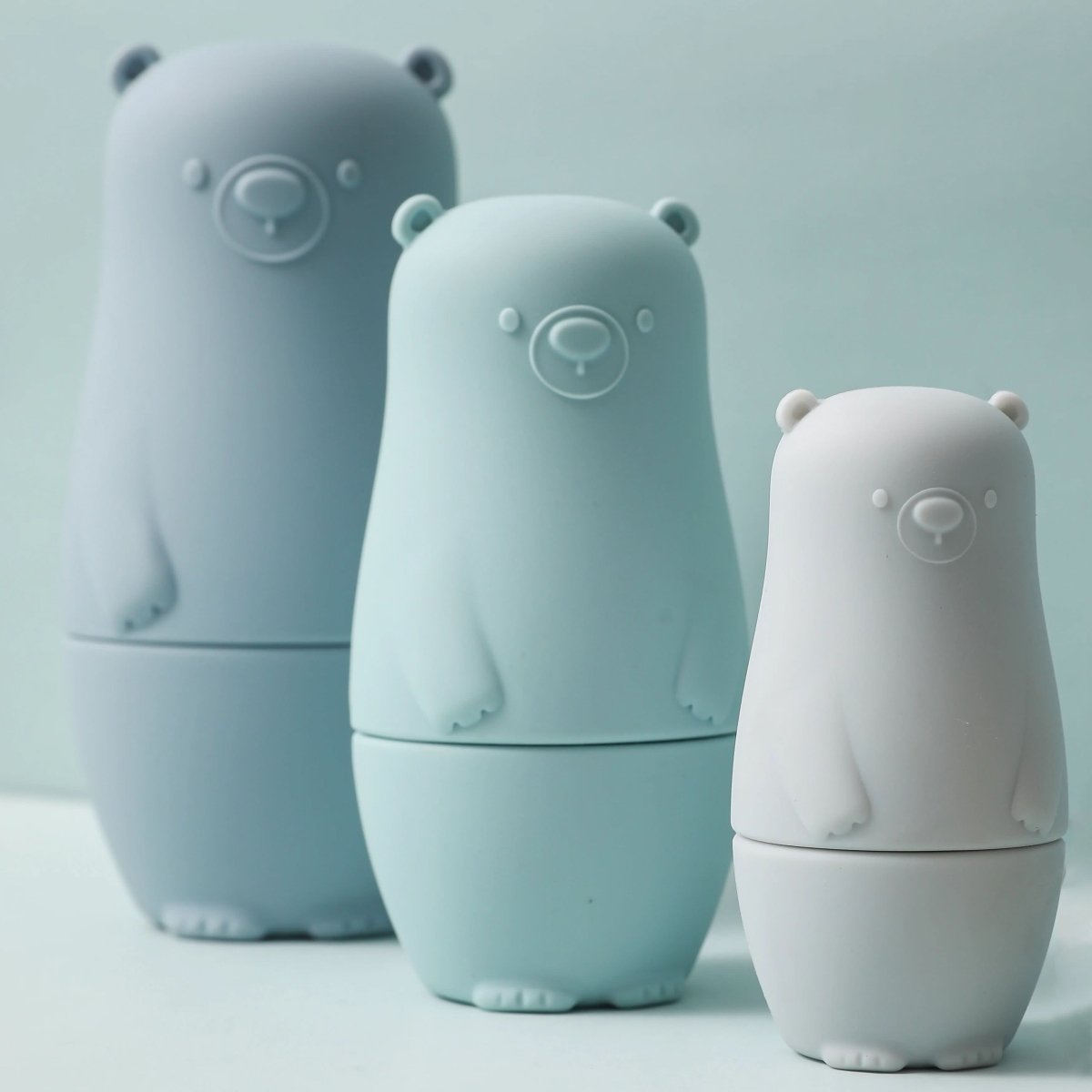 SiliconeNest Stackable Silicone Nesting Dolls