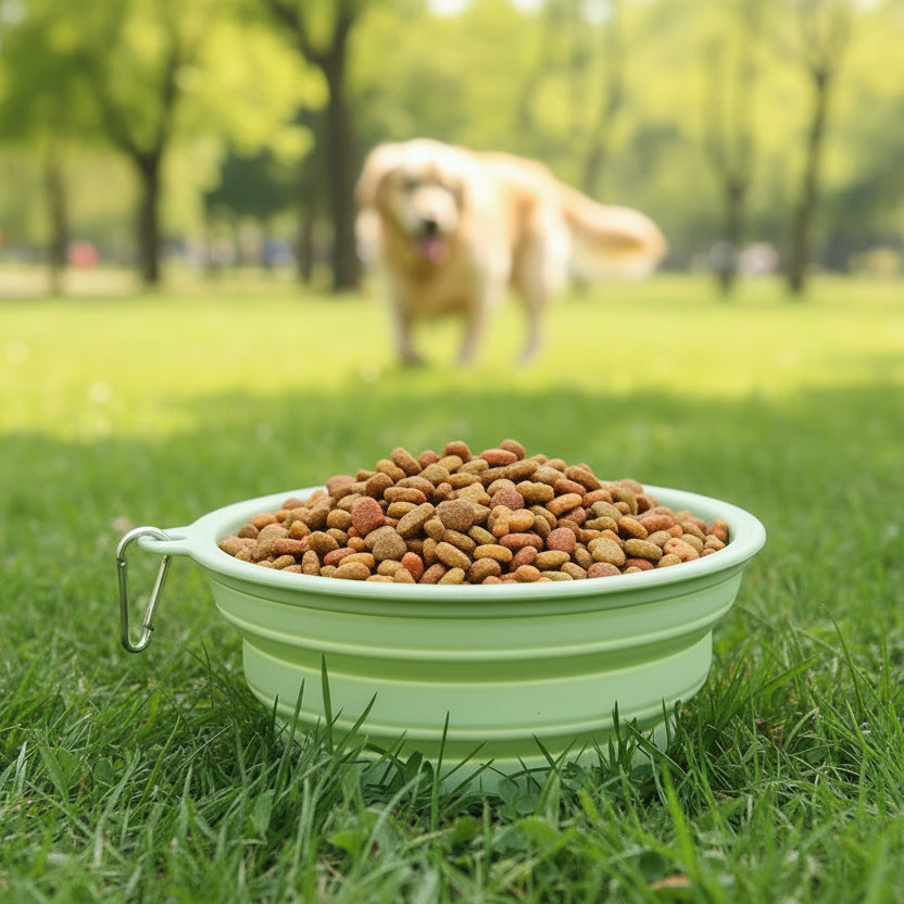 SNAPBOWL Foldable Feeding Bowl for Dogs & Cats lifestyle image 2