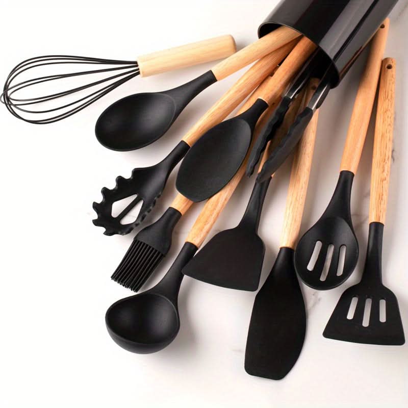 SILICONECOOK Heat-Resistant Kitchen Utensil Set lifestyle image 2