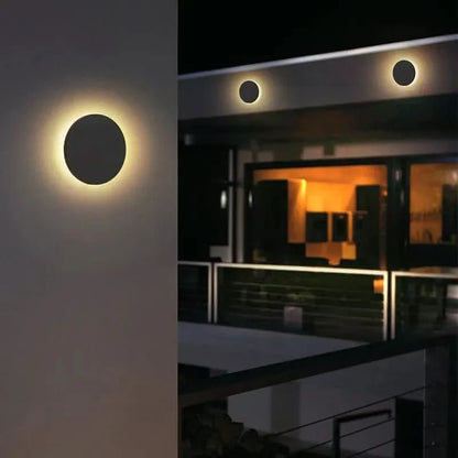 BRILORA Minimalist LED Outdoor Wall Light