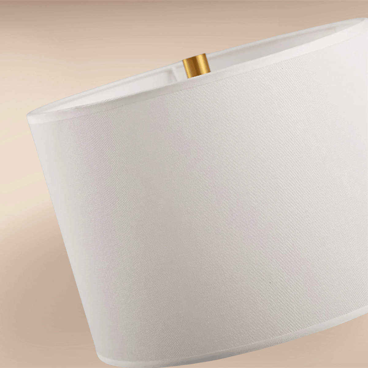 Modern Table Lamp, Glass Glow Lamp for Bedroom & Living Room