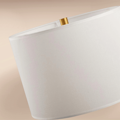 Modern Table Lamp, Glass Glow Lamp for Bedroom & Living Room