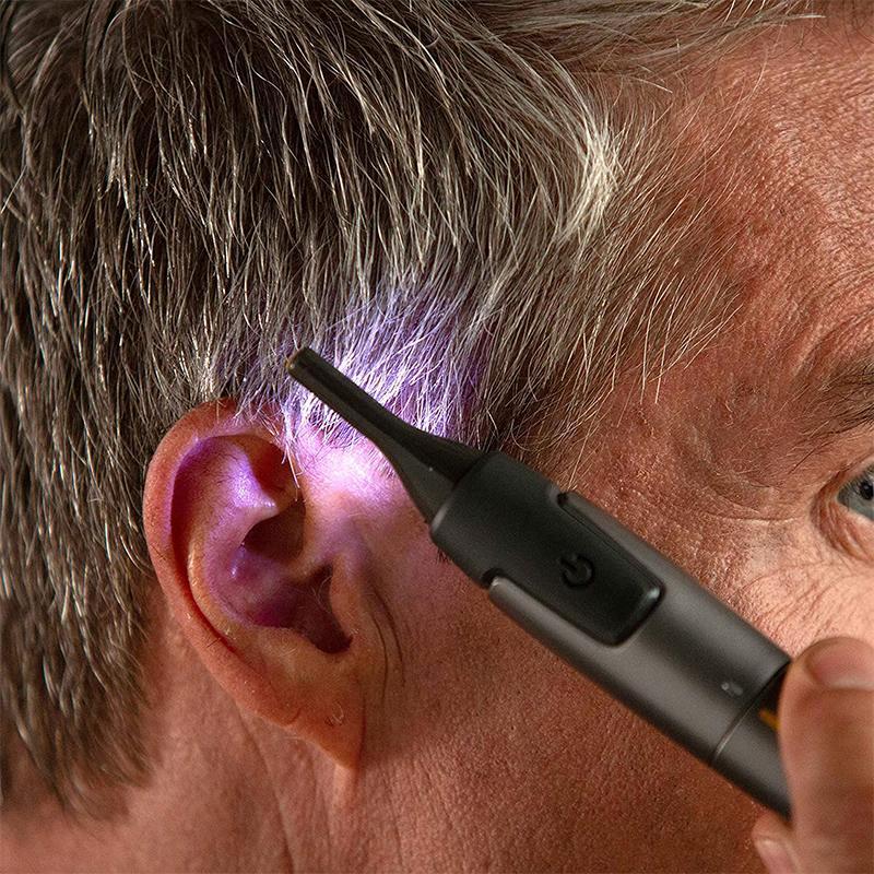Ultra-Thin Precision Trimmer with LED Light, Titanium