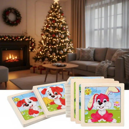 TINYLOGIX Montessori Wooden Puzzle