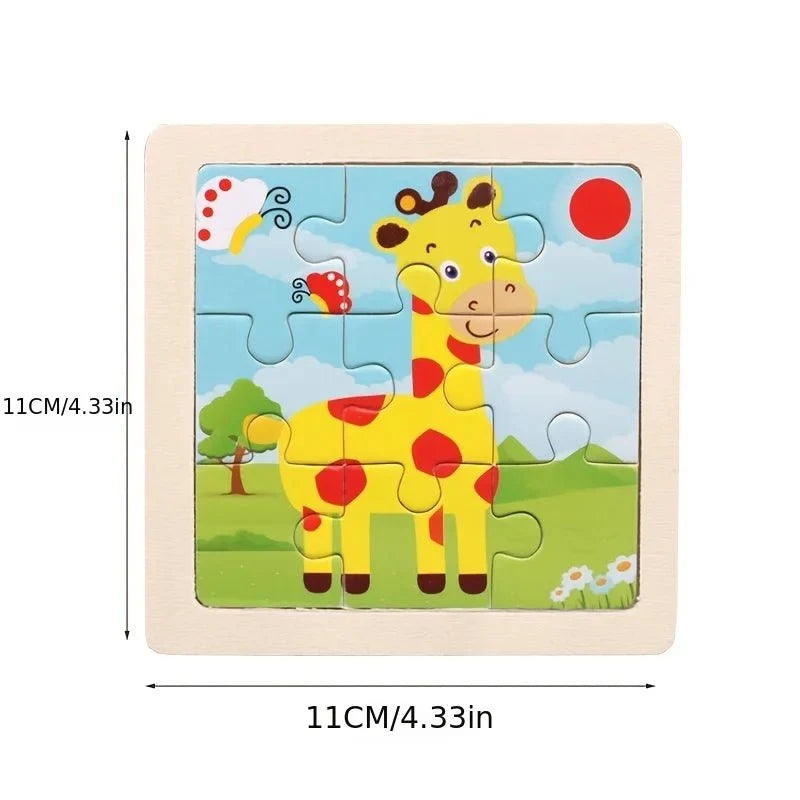 TINYLOGIX Montessori Wooden Puzzle