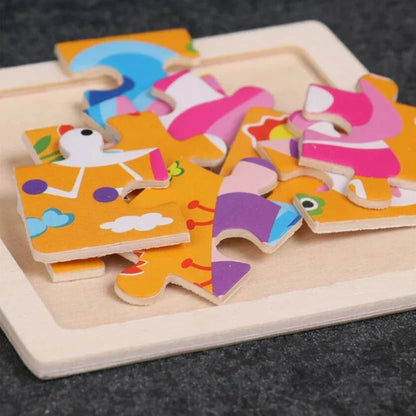 TINYLOGIX Montessori Wooden Puzzle
