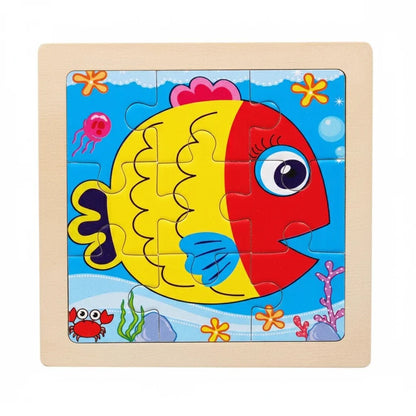 TINYLOGIX Montessori Wooden Puzzle