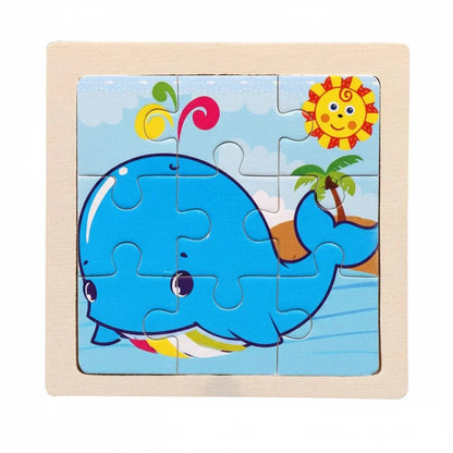 TINYLOGIX Montessori Wooden Puzzle