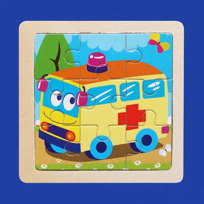 TINYLOGIX Montessori Wooden Puzzle