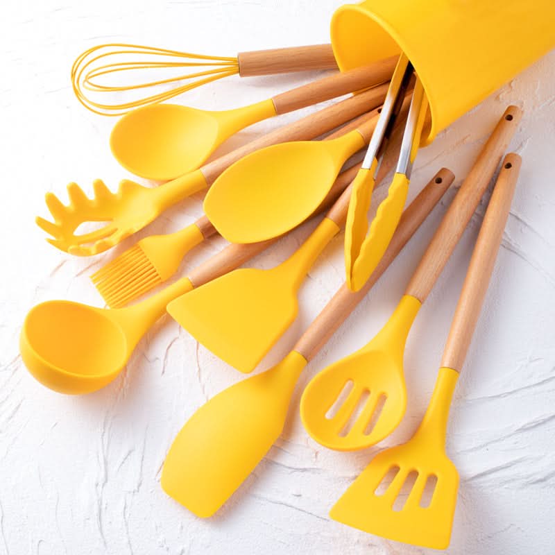 SILICONECOOK Heat-Resistant Kitchen Utensil Set