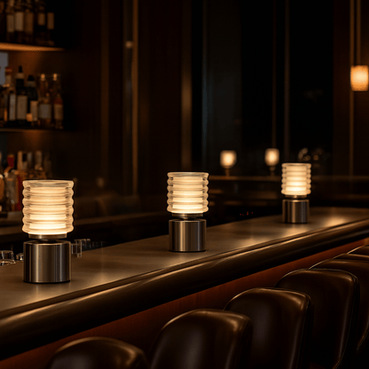 Cordless Table Lamp, Rechargeable LED Touch Lamp for Restaurant & Bedside