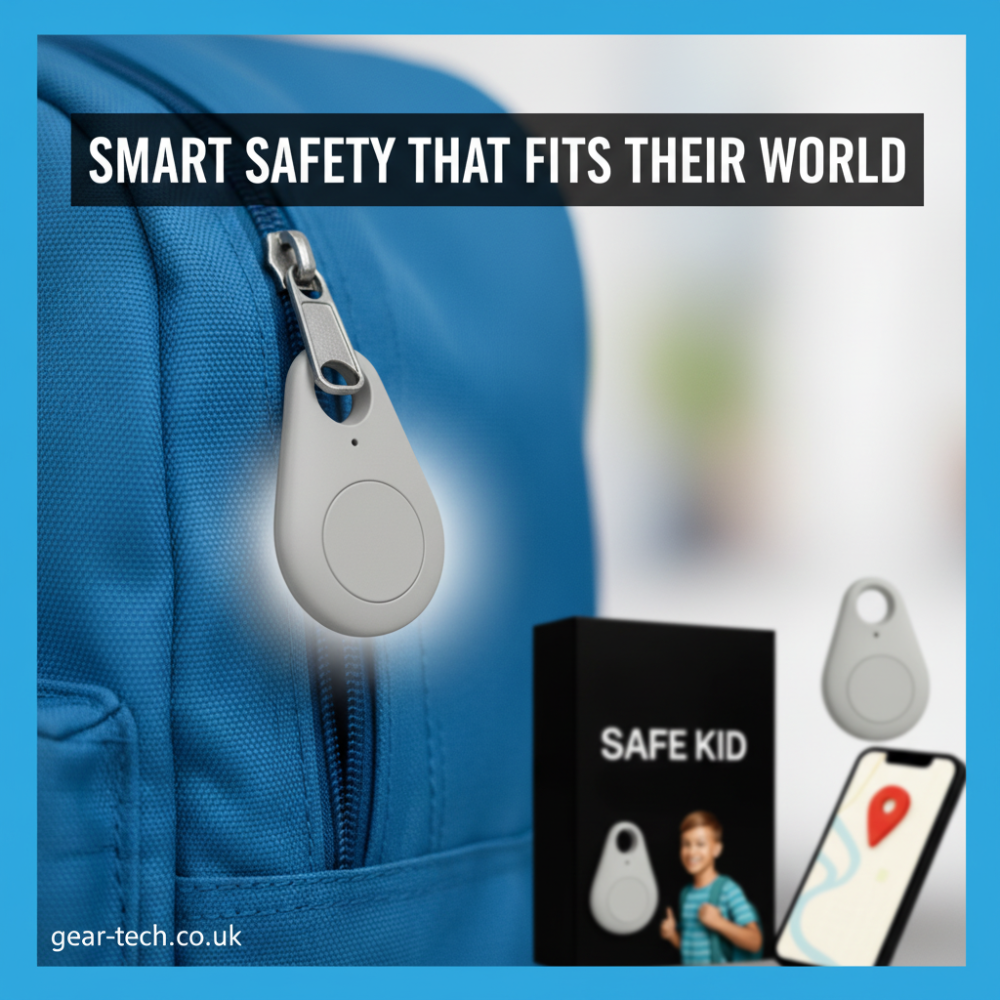 Kids GPS Tracker, Waterproof, Real-Time & SOS Alarm