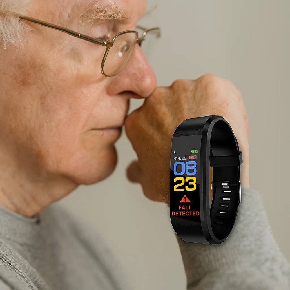 Smart Watch for Seniors, Safety Watch with Fall Detection, GPS Tracker & Heart Rate Monitor
