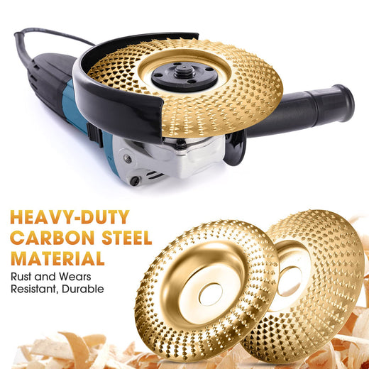 Wood Carving Disc, Tungsten Carbide Grinding Disc for Angle Grinder Wood Shaping & Trimming