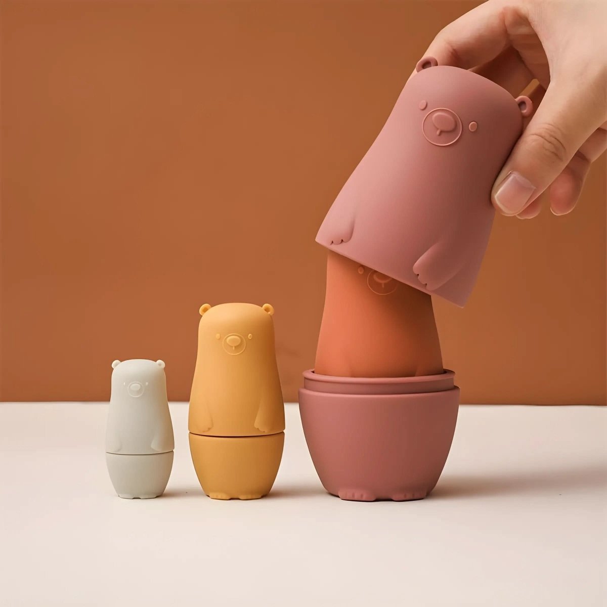 SiliconeNest Stackable Silicone Nesting Dolls