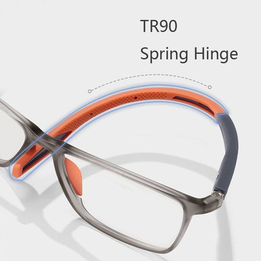 Blue Light Reading Glasses, Ultralight Sport Readers with Spring Hinges, +1.00 to +4.00