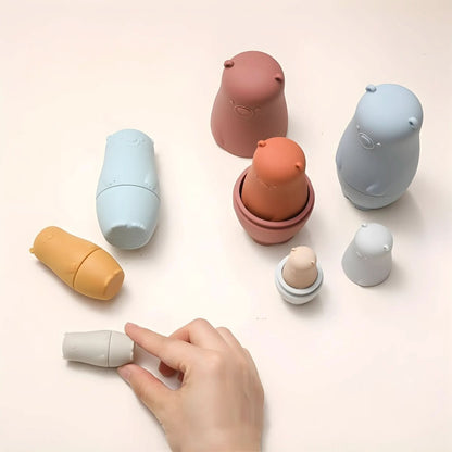 SiliconeNest Stackable Silicone Nesting Dolls