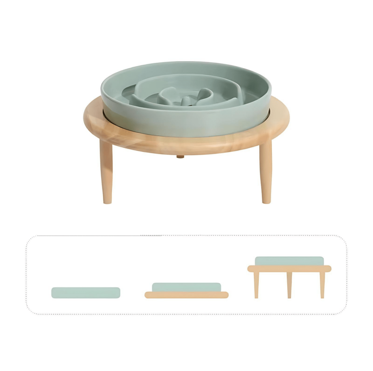 PAWSAVOR Premium Slow Feeder Bowl