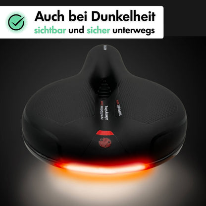 Memory Foam Bike Seat, Pressure-Relieving