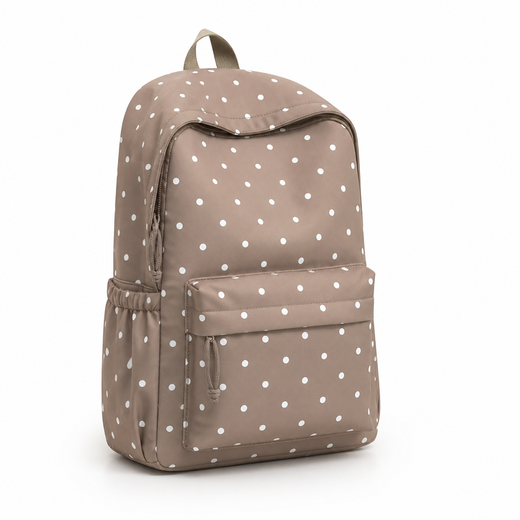 Polka Dot Backpack, Lightweight Large Capacity Travel & Commuter Backpack with Adjustable Straps