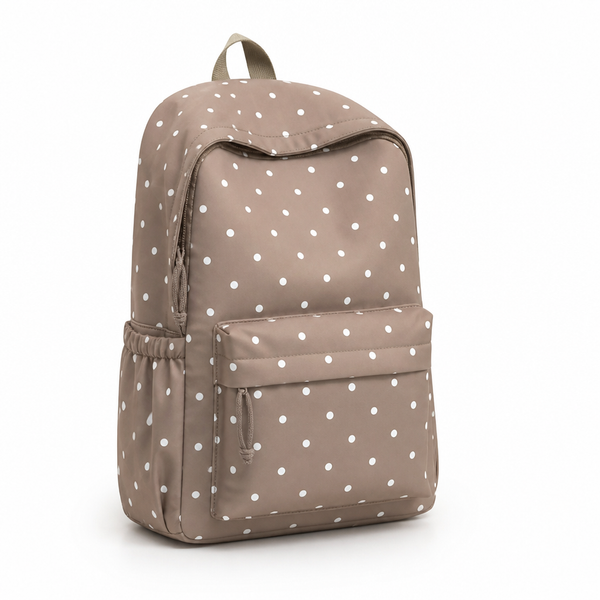 Polka Dot Backpack, Lightweight Large Capacity Travel & Commuter Backpack with Adjustable Straps