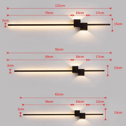 LINESTRIPE Minimalist LED Wall Light