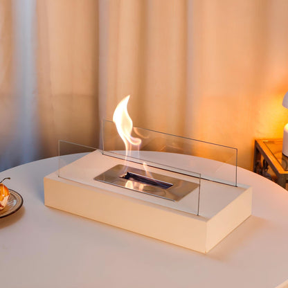 FLAMEGLOW Portable Bioethanol Table Fireplace