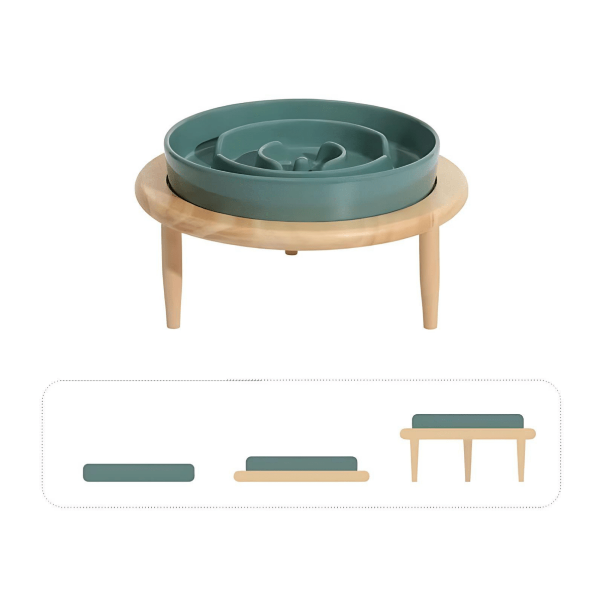 PAWSAVOR Premium Slow Feeder Bowl
