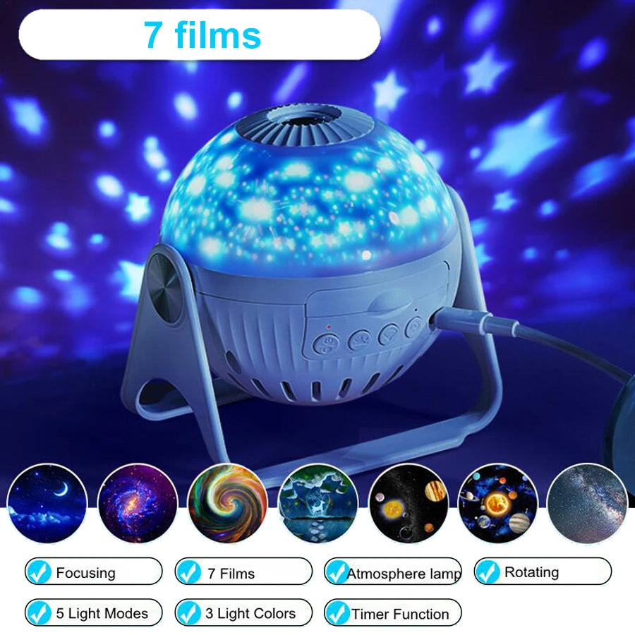 Galaxy Projector, Star Night Light Projector for Bedroom