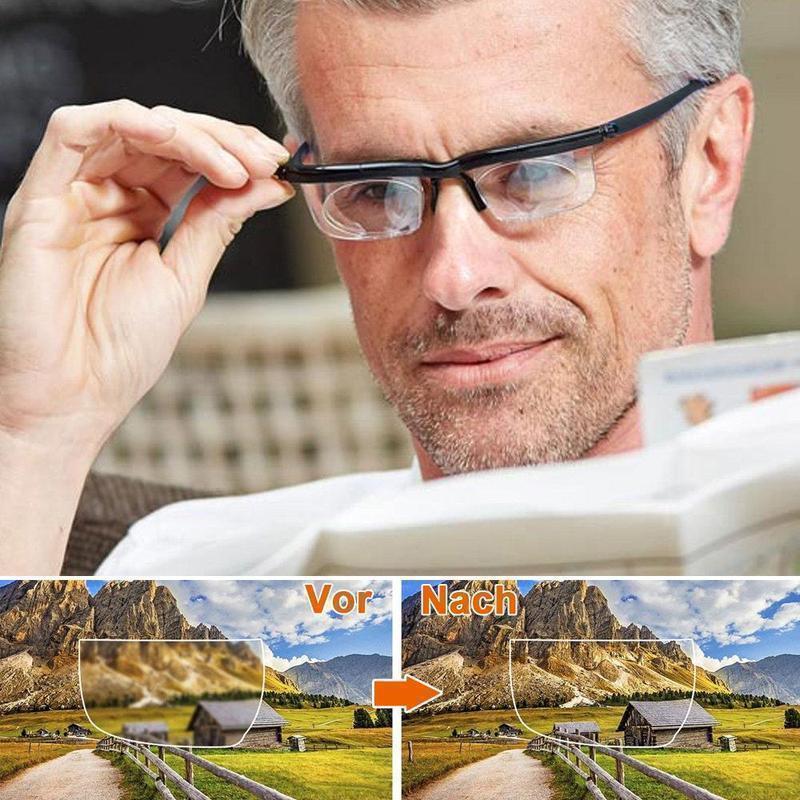 Adjustable Focus Reading Glasses, Unisex, Zoom Lens