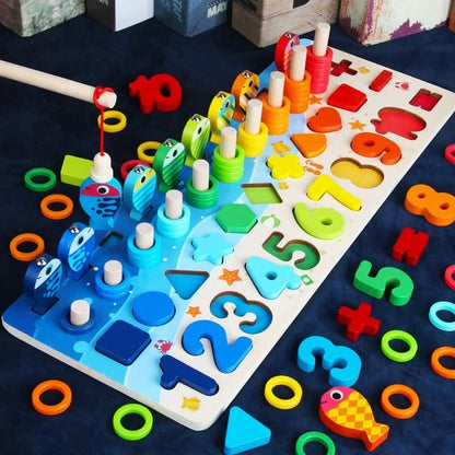 MINDGROW Wooden Learning Board